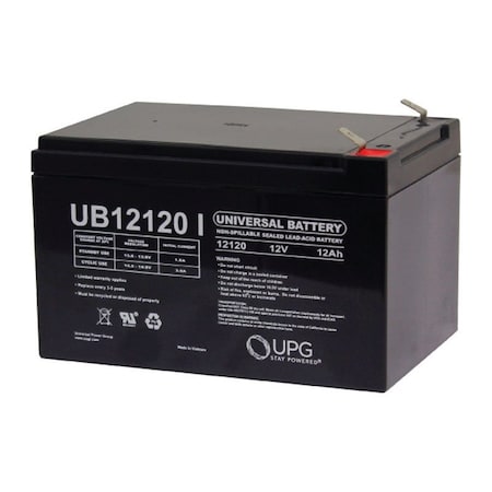 Upg UPG U12120 12 Ah Lead Acid Battery 86448